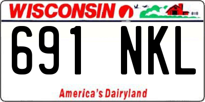 WI license plate 691NKL
