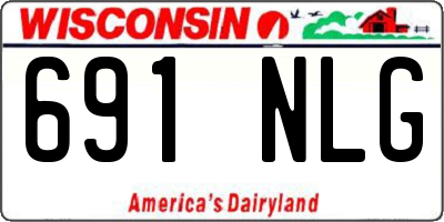 WI license plate 691NLG