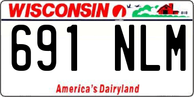 WI license plate 691NLM