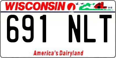 WI license plate 691NLT
