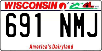 WI license plate 691NMJ