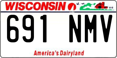 WI license plate 691NMV
