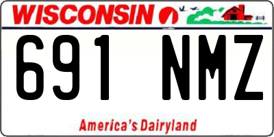 WI license plate 691NMZ