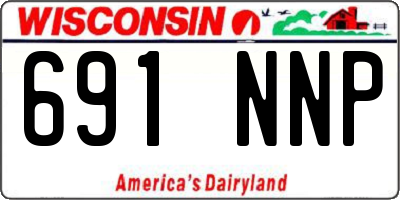 WI license plate 691NNP