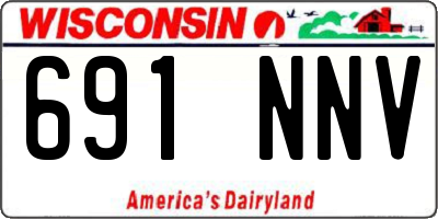 WI license plate 691NNV