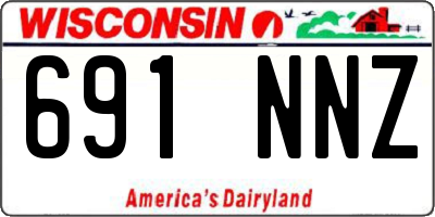 WI license plate 691NNZ