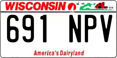 WI license plate 691NPV
