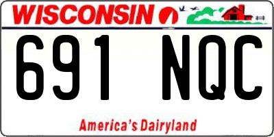 WI license plate 691NQC