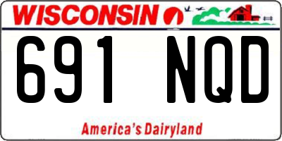 WI license plate 691NQD