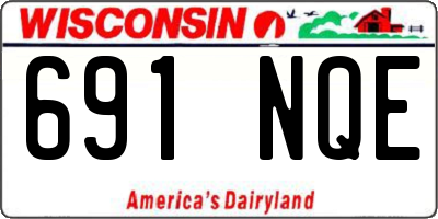 WI license plate 691NQE