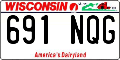 WI license plate 691NQG