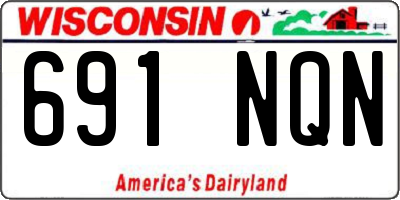 WI license plate 691NQN