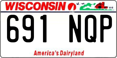 WI license plate 691NQP
