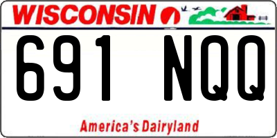 WI license plate 691NQQ