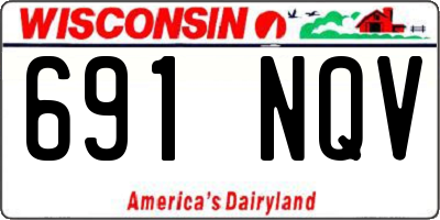 WI license plate 691NQV