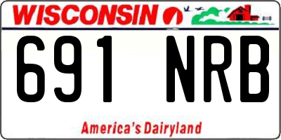 WI license plate 691NRB