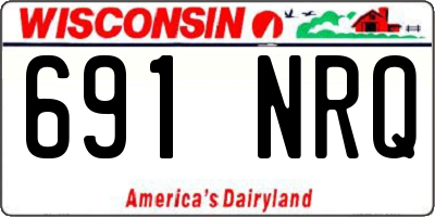 WI license plate 691NRQ