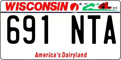 WI license plate 691NTA