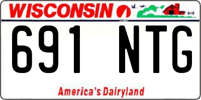 WI license plate 691NTG