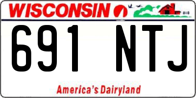 WI license plate 691NTJ