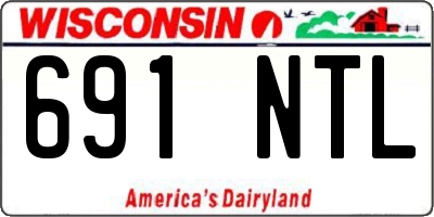 WI license plate 691NTL
