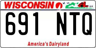 WI license plate 691NTQ