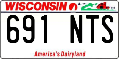 WI license plate 691NTS