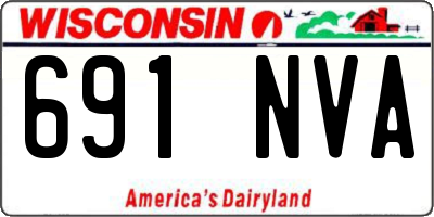 WI license plate 691NVA