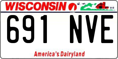 WI license plate 691NVE