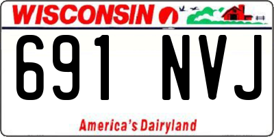 WI license plate 691NVJ