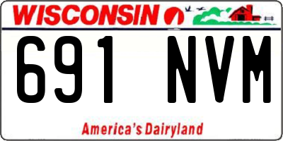 WI license plate 691NVM