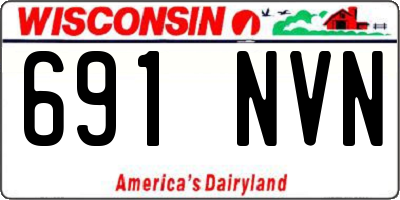 WI license plate 691NVN