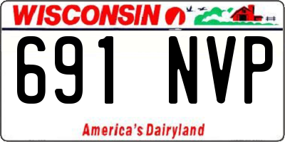 WI license plate 691NVP