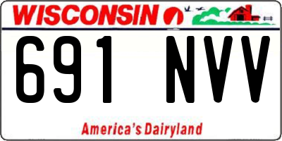 WI license plate 691NVV