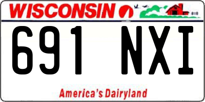 WI license plate 691NXI