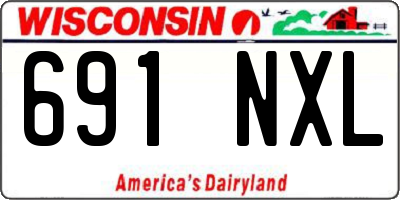 WI license plate 691NXL