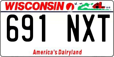 WI license plate 691NXT