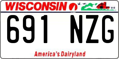 WI license plate 691NZG