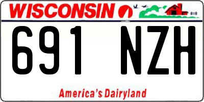 WI license plate 691NZH
