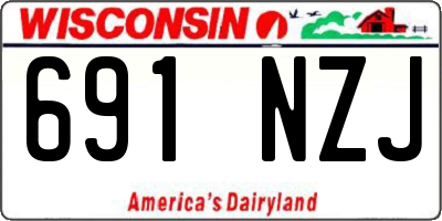 WI license plate 691NZJ