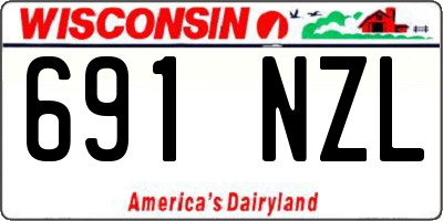 WI license plate 691NZL