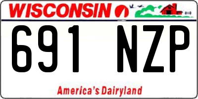 WI license plate 691NZP