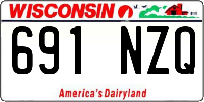 WI license plate 691NZQ