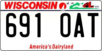 WI license plate 691OAT