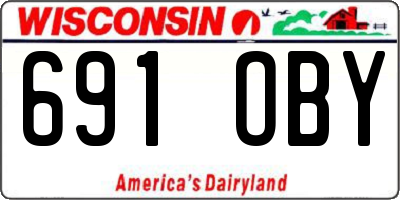WI license plate 691OBY