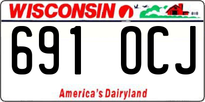 WI license plate 691OCJ