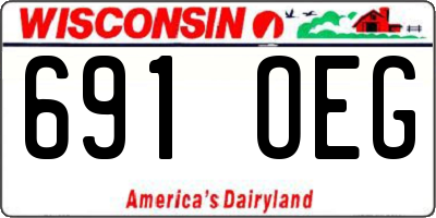 WI license plate 691OEG