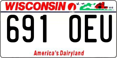 WI license plate 691OEU