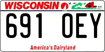 WI license plate 691OEY