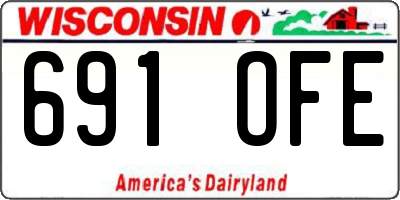 WI license plate 691OFE